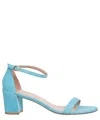 Stuart Weitzman Simple Heeled Sandals In Blue