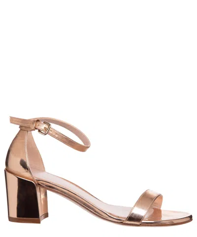 Stuart Weitzman Simple Heeled Sandals In Pink