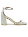 Stuart Weitzman Leather Sandal In White