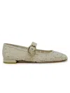Stuart Weitzman Sk921 Ivory Lace Arabella Mary Jane Shoes In Ivory