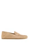 Stuart Weitzman Skin Pink Suede Brooks Loafers