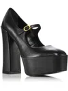 Stuart Weitzman Skyhigh 145 Mary Jane Platform Pump In Black