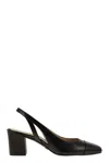 Stuart Weitzman Black Slingback Pumps In Black