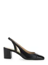 Stuart Weitzman Block Heel Slingback Pumps