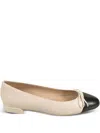 Stuart Weitzman Sleek Bow-detail Flat Pumps