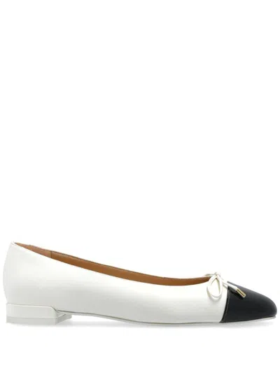 Stuart Weitzman Sleek Bow Flat Shoes