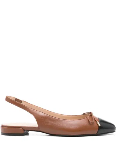 Stuart Weitzman Sleek Bow Slngbck Fl