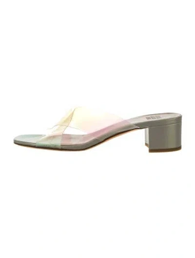 Pre-owned Stuart Weitzman Slides