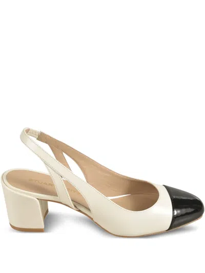 Stuart Weitzman Slingback Block-heel Pumps