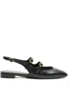 Stuart Weitzman Slingback Buckle Flats