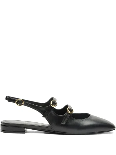 Stuart Weitzman Slingback Buckle Flats