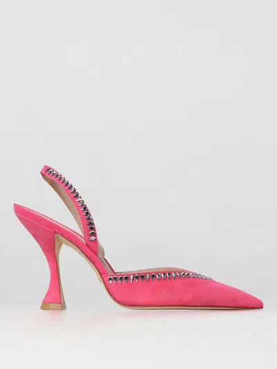 STUART WEITZMAN SLINGBACK IN SUEDE WITH TEARDROP RHINESTONES,378848007