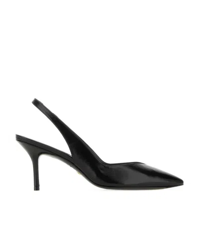 Stuart Weitzman Black Suede Naomi Pumps