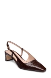 Stuart Weitzman Baby Babette Slingback Mule Loafer In Black
