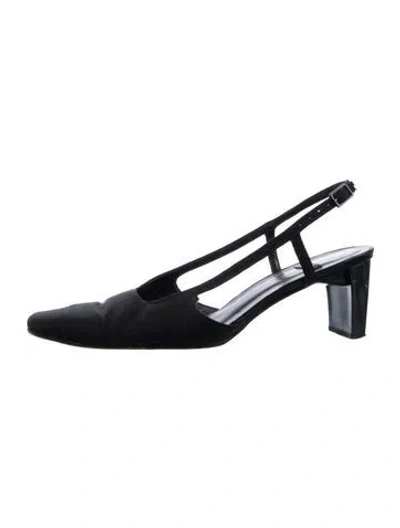 Pre-owned Stuart Weitzman Slingback Pumps In Black
