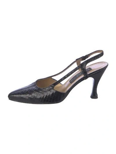 Pre-owned Stuart Weitzman Slingback Pumps In Blue