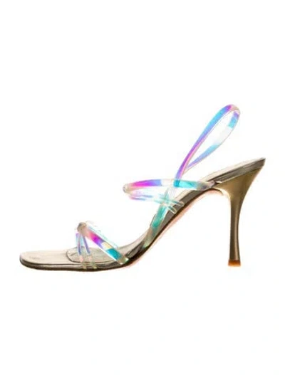 Pre-owned Stuart Weitzman Slingback Pumps In Neutral