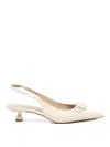 Stuart Weitzman Slingback Rosie In Neutral