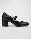 Stuart Weitzman Sloane 60 Mary Jane In Black