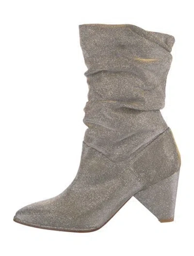 Pre-owned Stuart Weitzman Slouch Boots In Multi