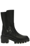 Stuart Weitzman Carrion Sole Soho Biker Booties