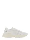 Stuart Weitzman White Sneakers With Logo Embroidery On The Side And Logo Patch On The Heel In Leather And Mesh Woman In White