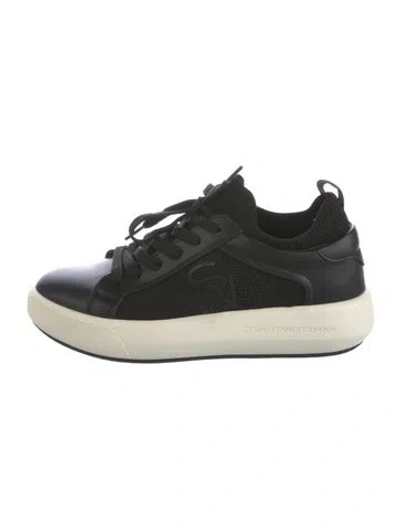 Pre-owned Stuart Weitzman Sneakers In Black