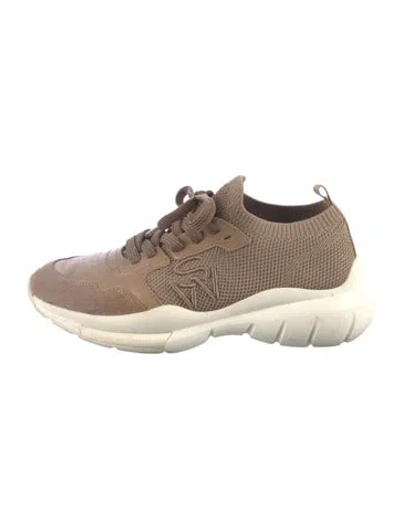 Pre-owned Stuart Weitzman Sneakers In Neutral