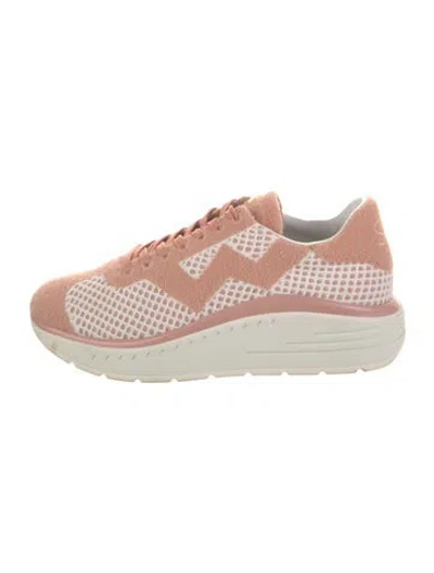 Pre-owned Stuart Weitzman Sneakers In Pink
