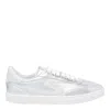 Stuart Weitzman Lace-up Sneakers In Silver