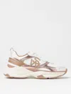 Stuart Weitzman Multicolor Sneakers With Logo Embroidery On The Side And Logo Patch On The Heel In Ivory