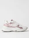 Stuart Weitzman Textured Upper Sneakers In White