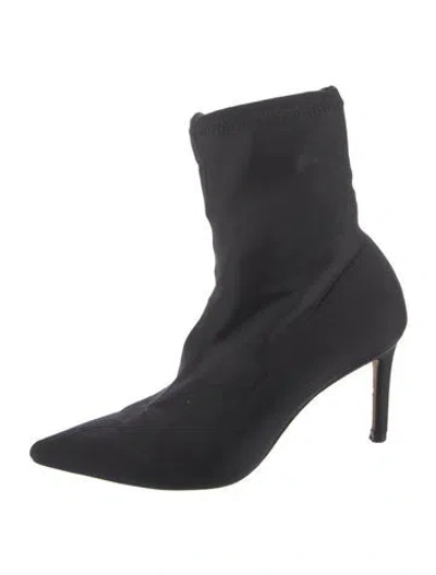 Pre-owned Stuart Weitzman Sock Boots In Black