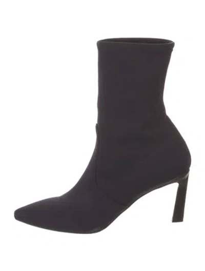 Pre-owned Stuart Weitzman Sock Boots In Blue
