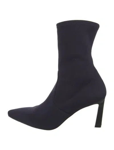 Pre-owned Stuart Weitzman Sock Boots In Blue
