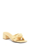 Stuart Weitzman Sofia 45 Slide Sandal In Wheat