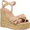 Stuart Weitzman Sofia Espadrille Wedge In Brown