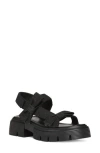 Stuart Weitzman Sofia Nolita Slingback-sandalen Aus Leder Mit Schleife In Black