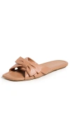 STUART WEITZMAN SOFIA SLIDES TAN