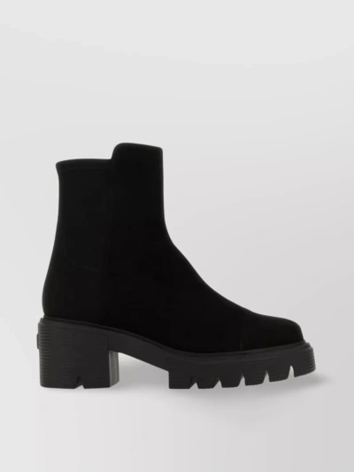 Stuart Weitzman 5050 Soho Ankle Boots In Black
