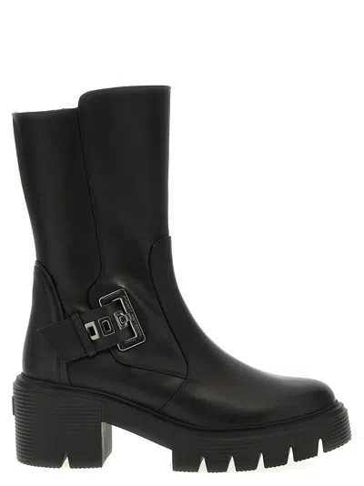 Stuart Weitzman Soho Boot In Black
