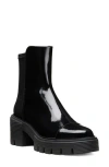 Stuart Weitzman 5050 Soho Patent Stretch Ankle Booties