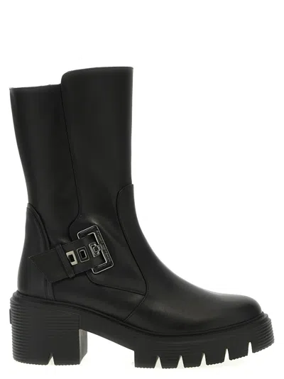 Stuart Weitzman Soho' Boots In Black