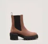 Stuart Weitzman Soho Chelsea Bootie In Taupe