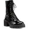Stuart Weitzman Soho Combat Boot In Black