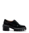 STUART WEITZMAN STUART WEITZMAN, SOHO DERBY, FLATS AND LOAFERS, BLACK, PATENT