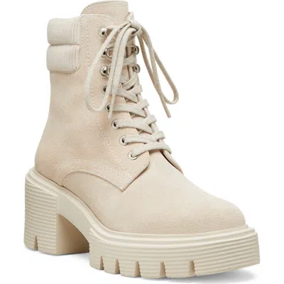 Stuart Weitzman Soho Hiking Boot In Oat Tonal/cipria