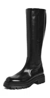 Stuart Weitzman Soho Lite Zip Boots Black In Black