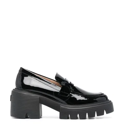 STUART WEITZMAN STUART WEITZMAN SOHO PATENT-LEATHER LOAFERS