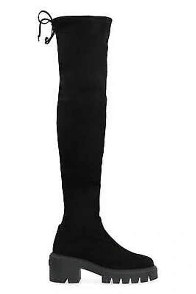 Pre-owned Stuart Weitzman Soholand Over-the-knee Boots In Black